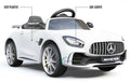 White 12V Ride on Car with Remote Control K7799