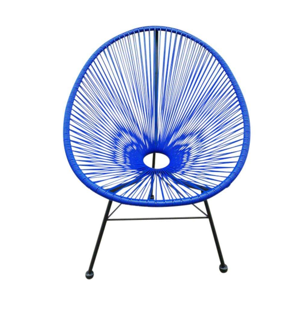 Pink Plastic Rattan Indoor/Outdoor Chair Z363