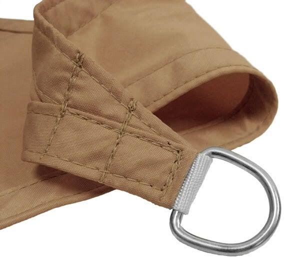 Mocha Brown Waterproof Rectangle Sail Shade Y372100