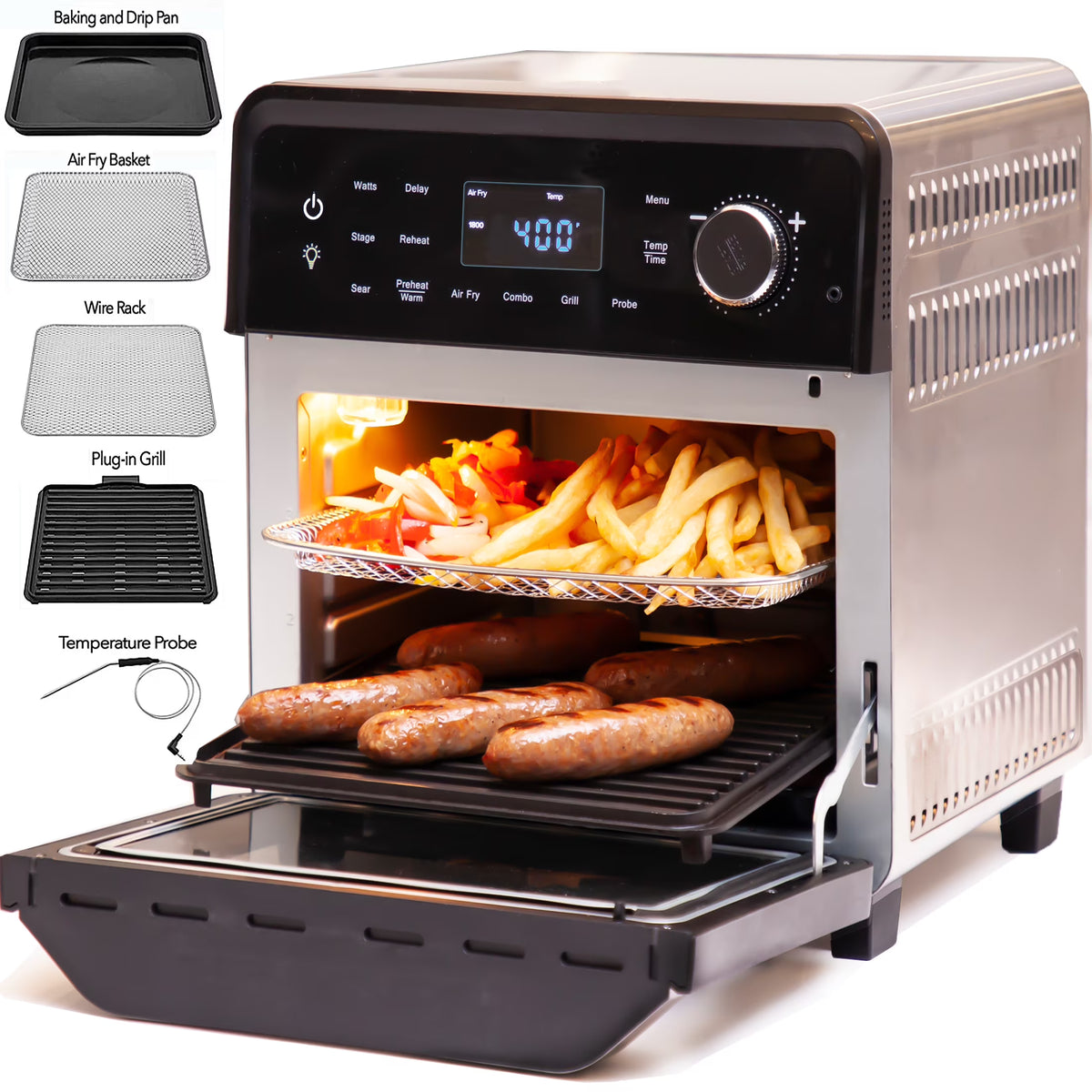 Stainless Steel Non-stick Convection Toaster Oven A60135