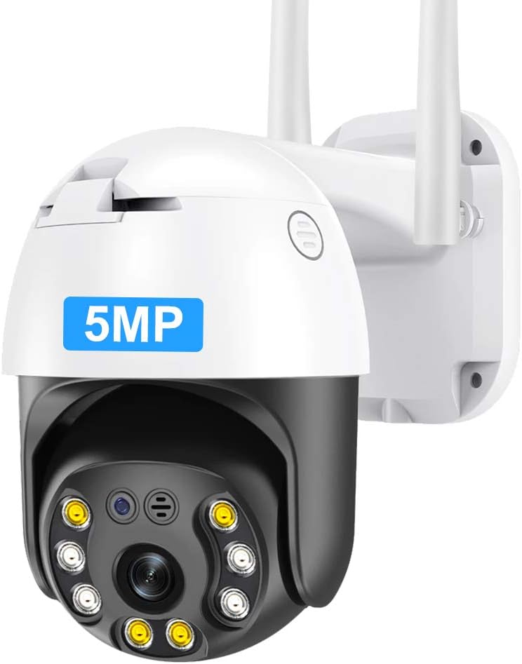 5MP PTZ WiFi Outdoor Security Camera N137196