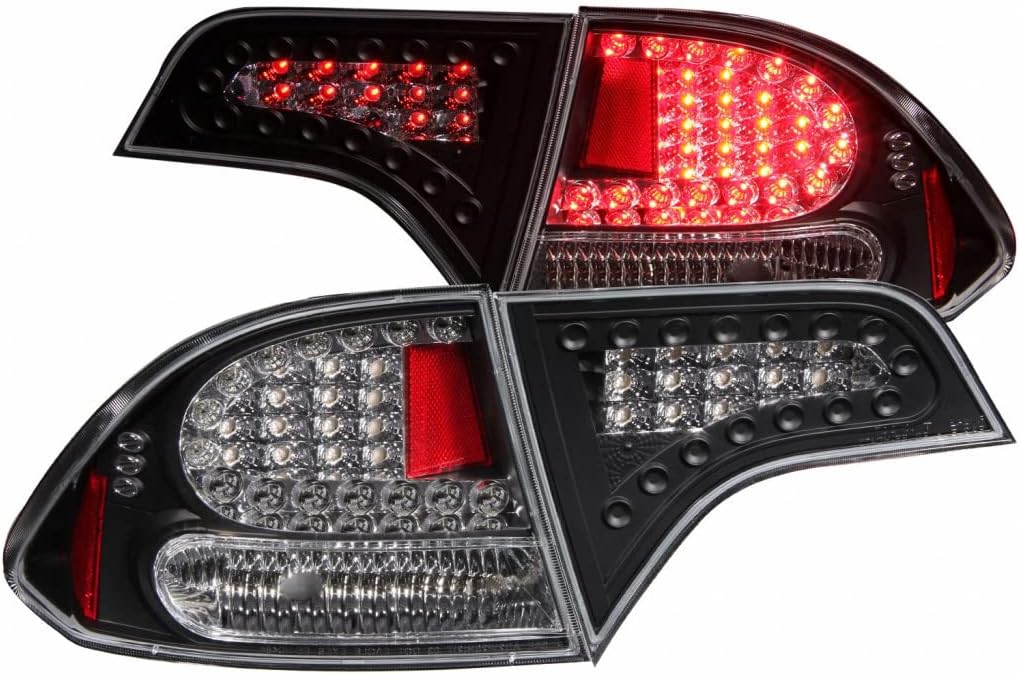 Tail Lights LED Black D585