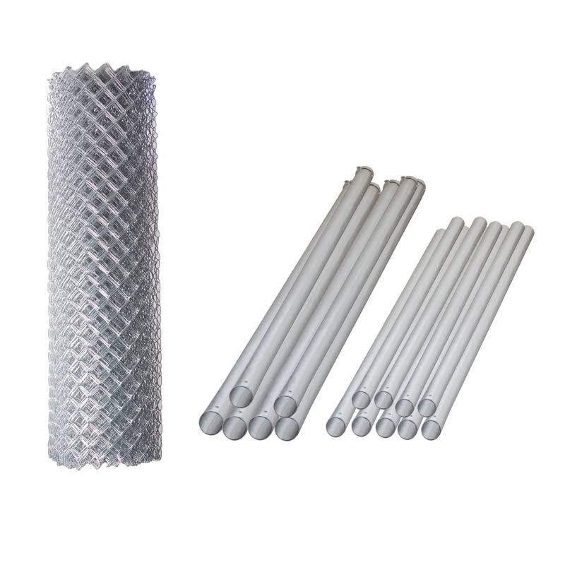 Galvanized Steel Chain Link Fence 5x50 Feet Kit F82491