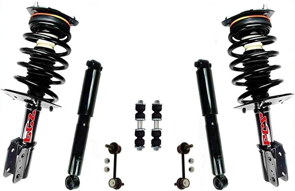 Front Complete Strut Assembly Rear Shocks & Front & Rear Links X484434