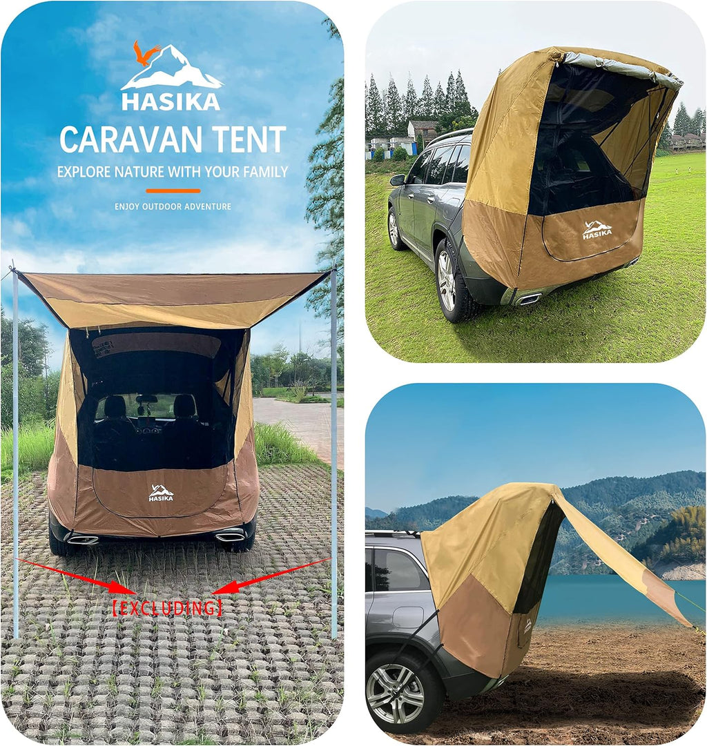 Yellow Waterproof Awning Tent T5450