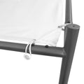 White 0.6 /ft² 157.5"x157.5"x102.4" Party Tent Canopy V693129