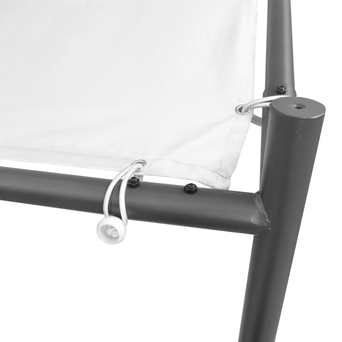 White 0.6 /ft² 157.5"x157.5"x102.4" Party Tent Canopy V693129