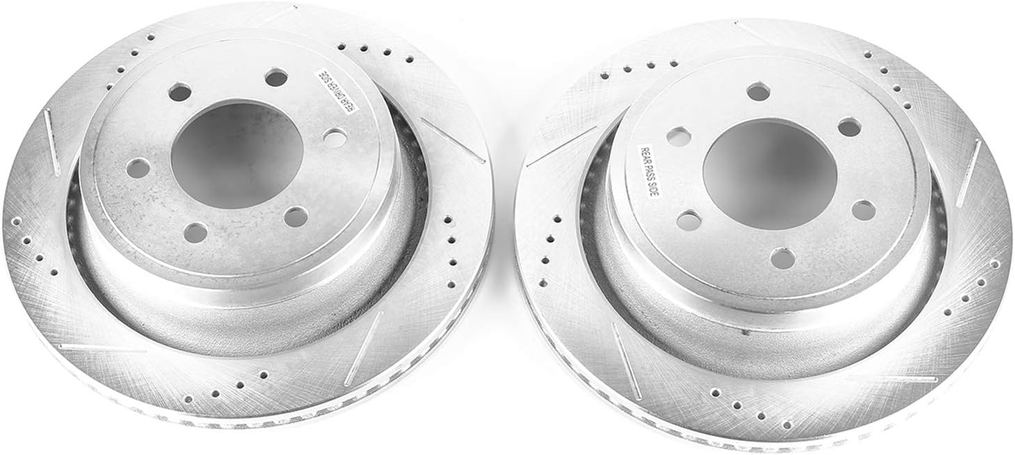 Rear Drilled & Slotted Rotor Pair J43239