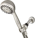 Brushed Nickel Hand Held Shower Head, 2.5 Gpm, 7 Spray Settings, 5' Hose, Pack of 2 X640