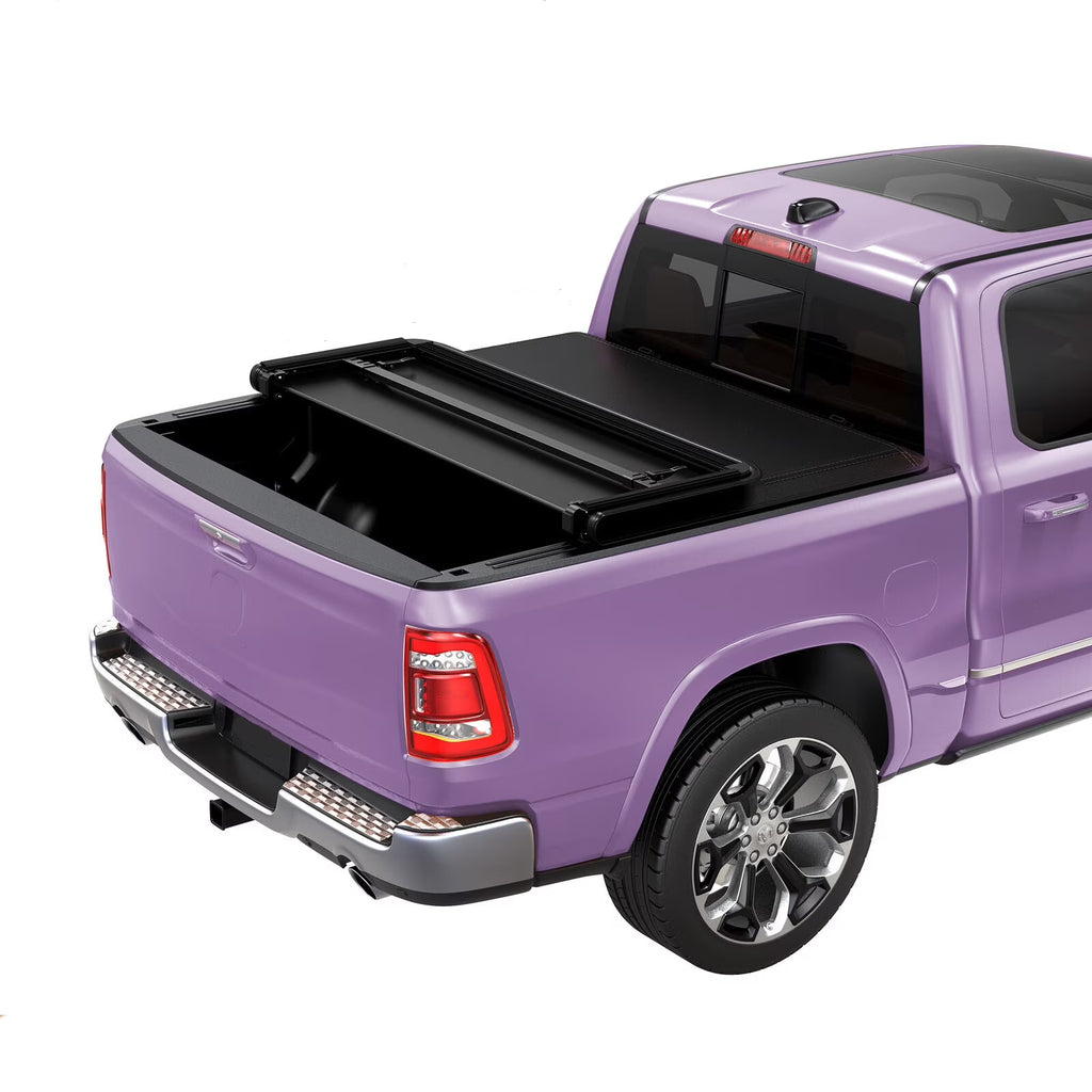 5ft Soft Tri-fold Truck Bed Tonneau Cover with Rail System H114