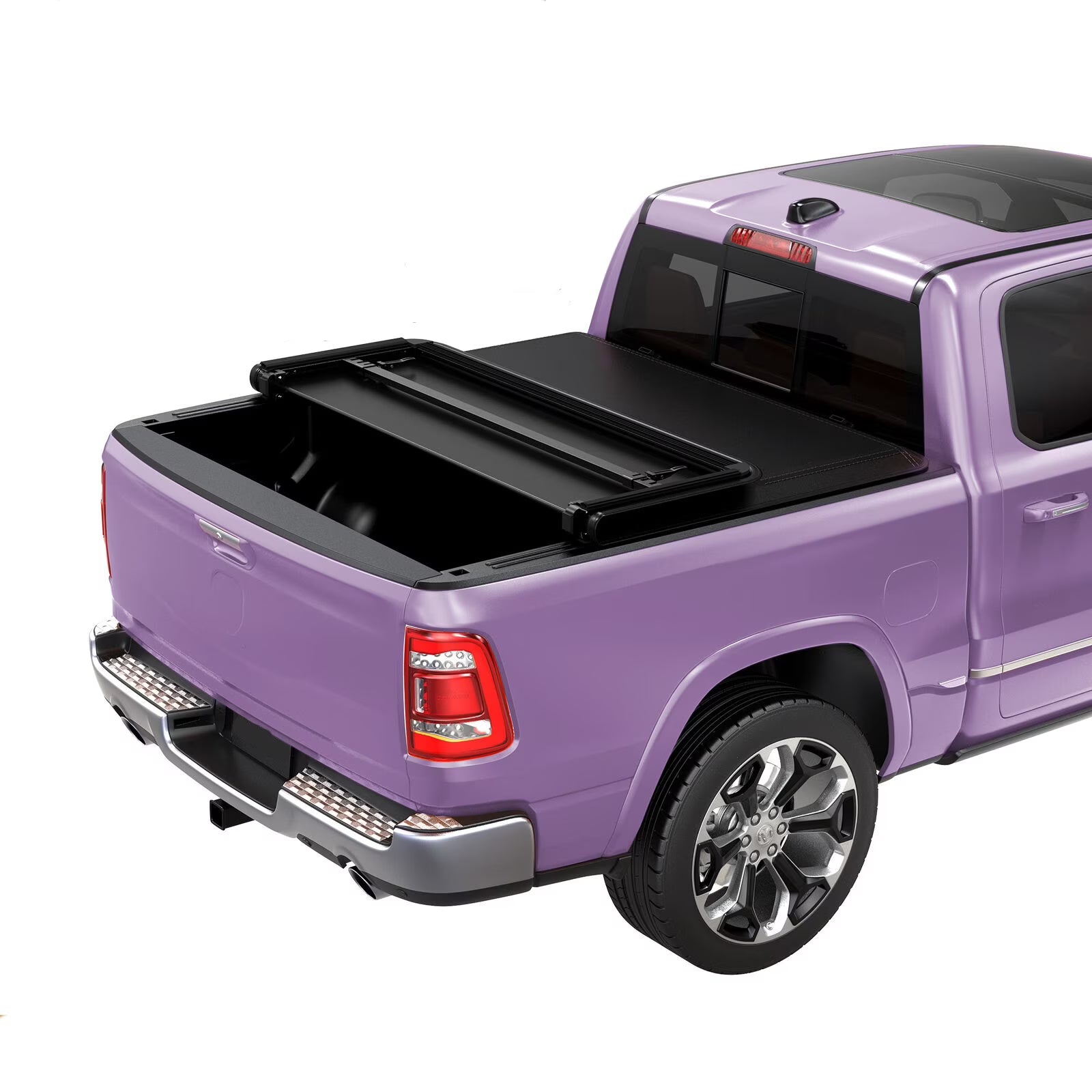 5ft Soft Tri-fold Truck Bed Tonneau Cover with Rail System H114