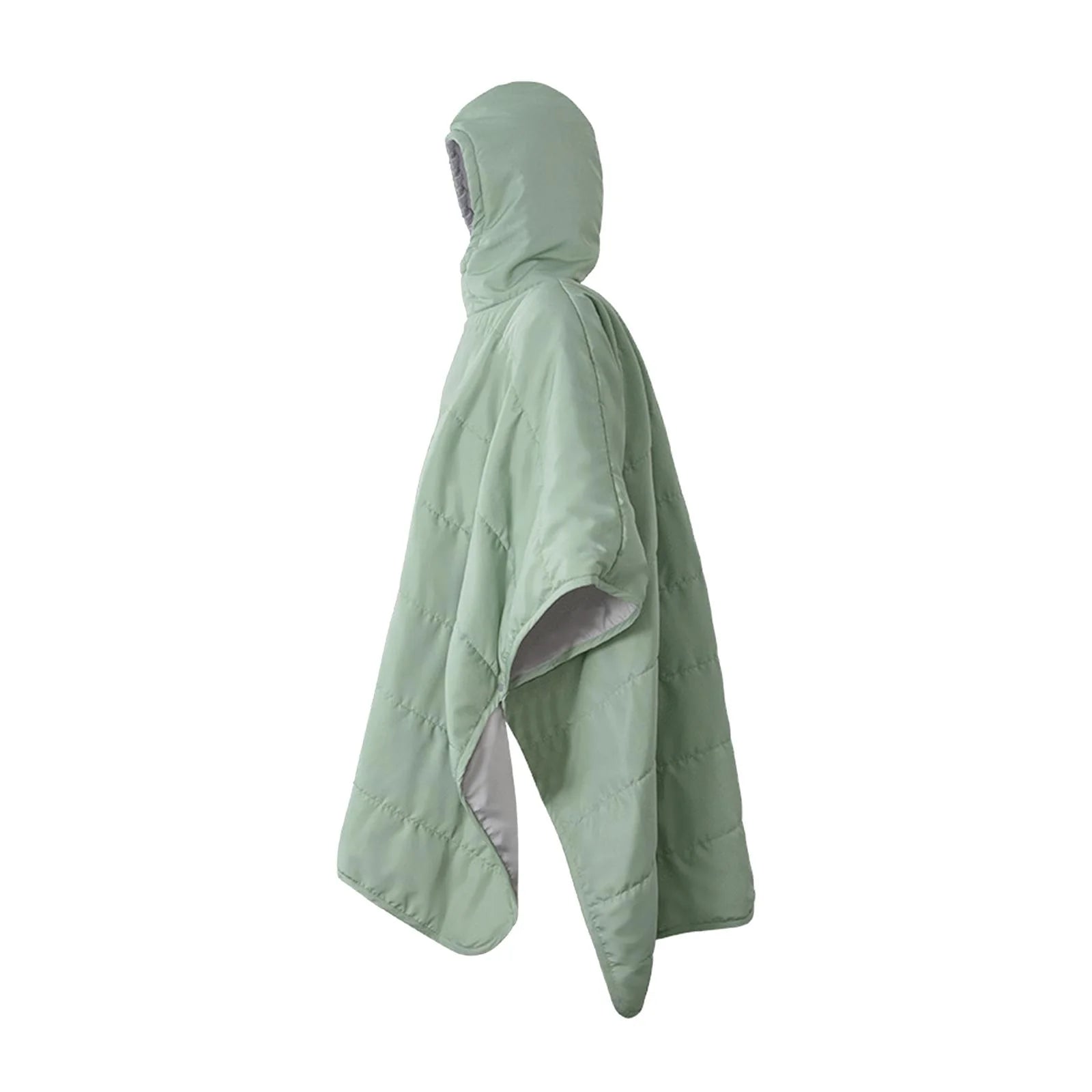 Wearable Hooded Sleeping Bag Blanket with Stuff Sack T4069