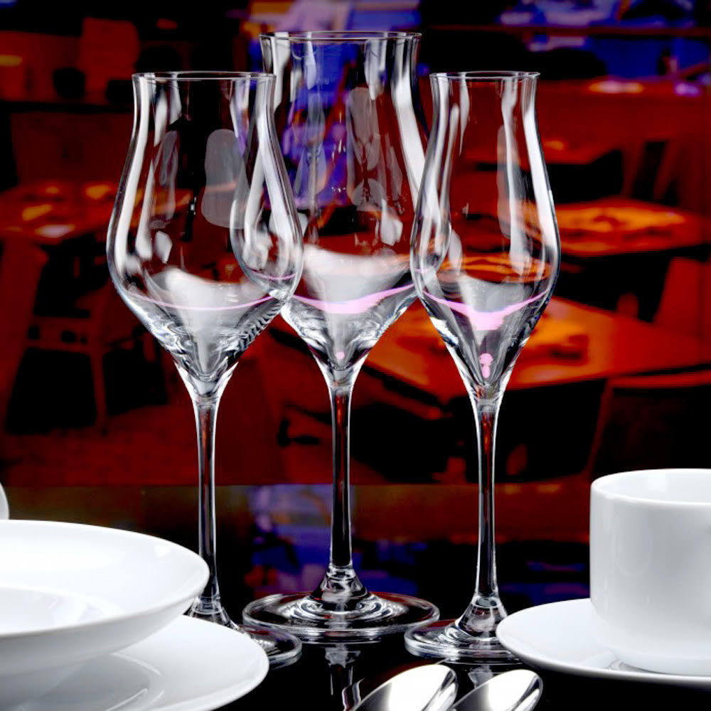Assorted 7.75 oz. Flute Glass - 6/Pack P71473