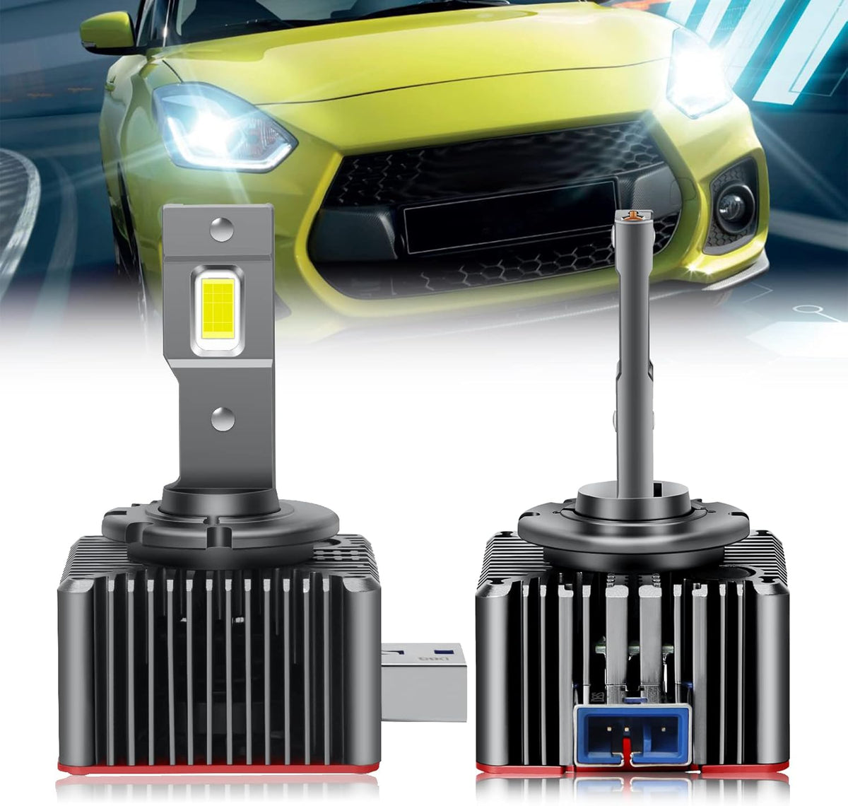 D8S LED Headlight Bulbs 8600LM 6000K 70W C687287