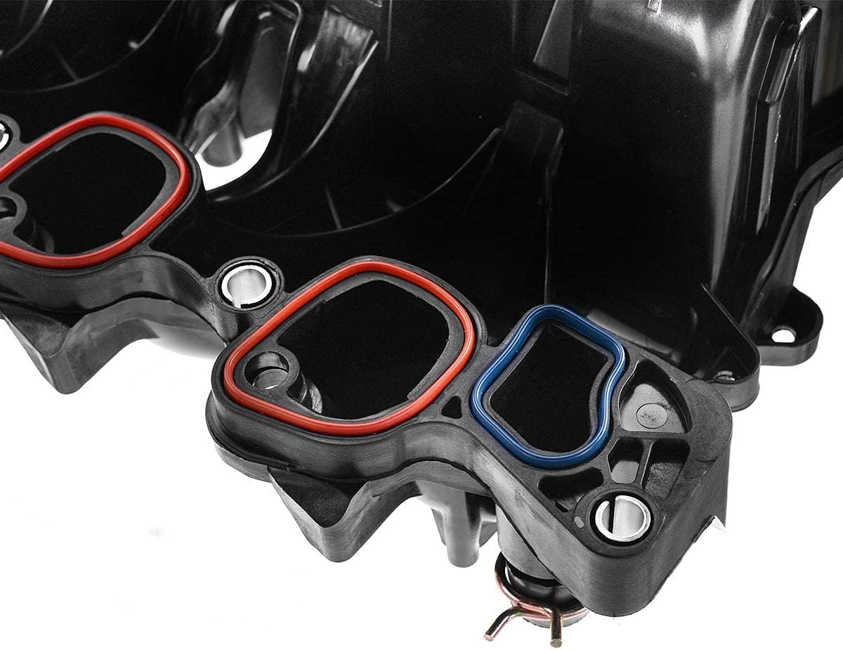 Upper Intake Manifold with Thermostat Compatible with Ford Crown Victoria Mustang Thunderbird Town Car Mercury Grand Marquis Cougar 1996-2000 V8 4.6L B8799