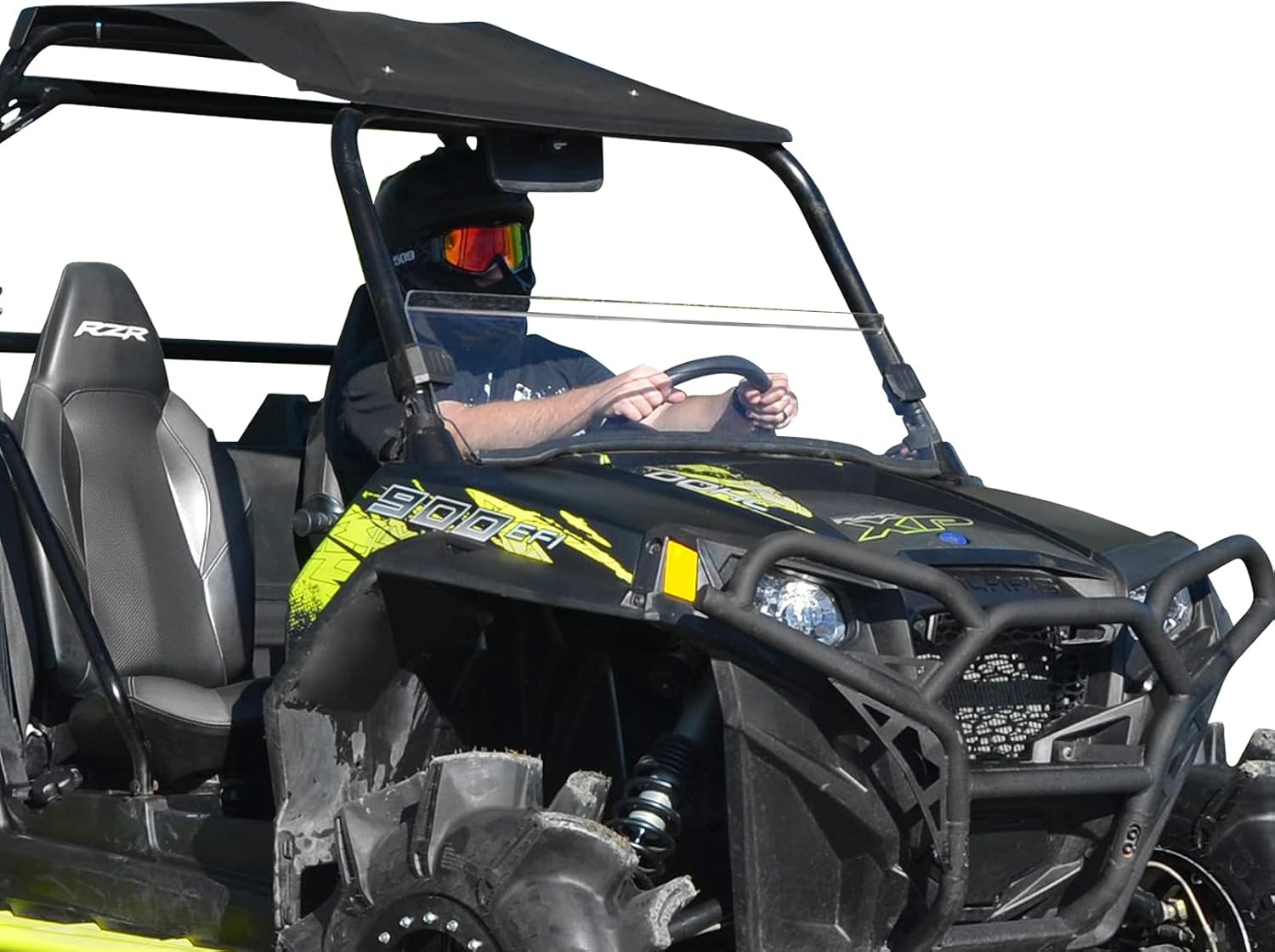 Half RZR Windshield, 1/4" Thick Clear Polycarbonate U72156