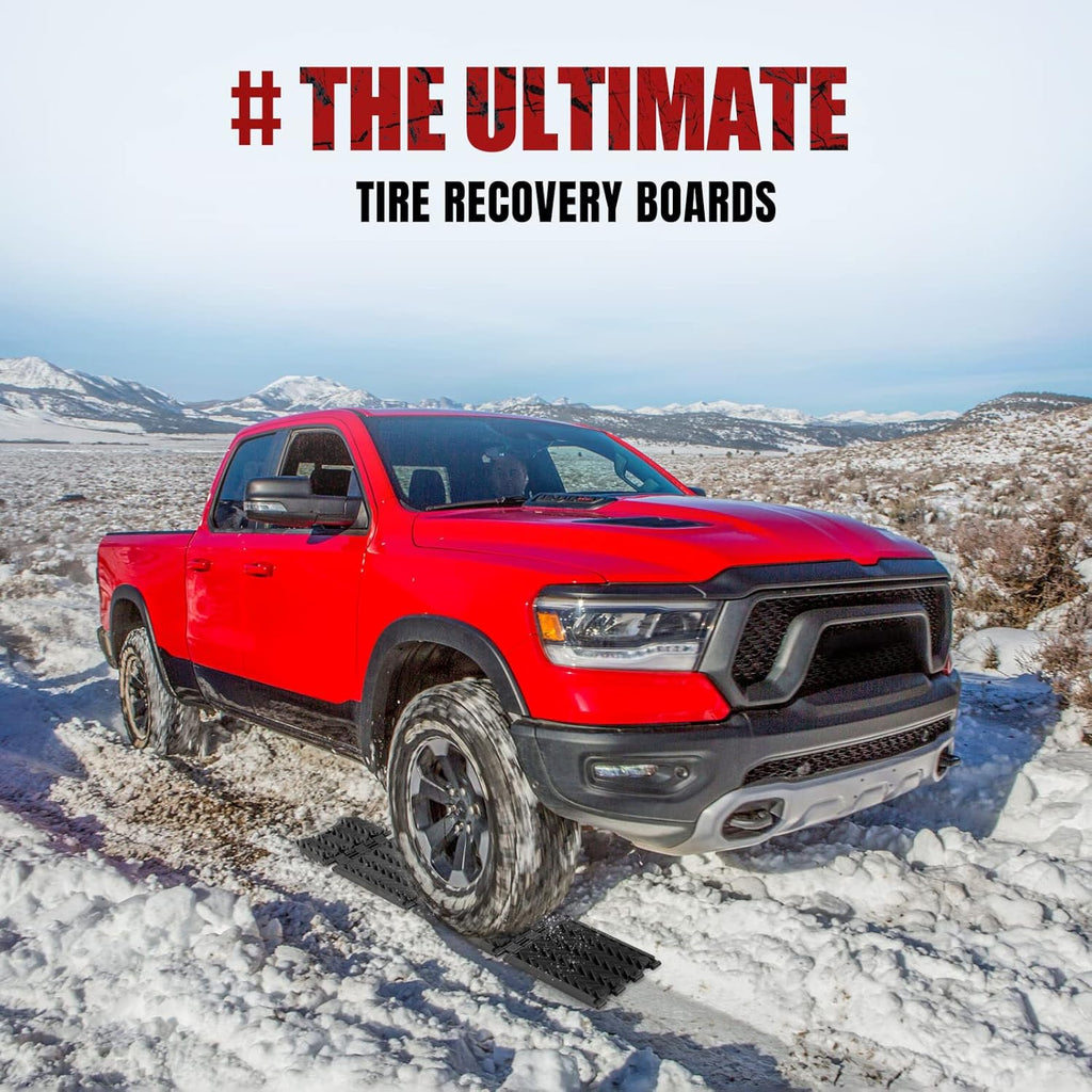 Tire Traction Mats Foldable Recovery Track Boards 2 Pack R84951