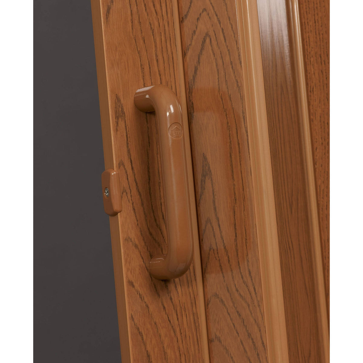 48 inch x 80 inch Folding Door in Pecan Brown F138343