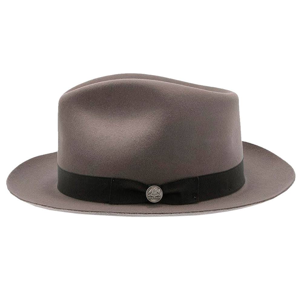 Fur Felt Fedora Hat Size 7 1/4 Caribou Y35498