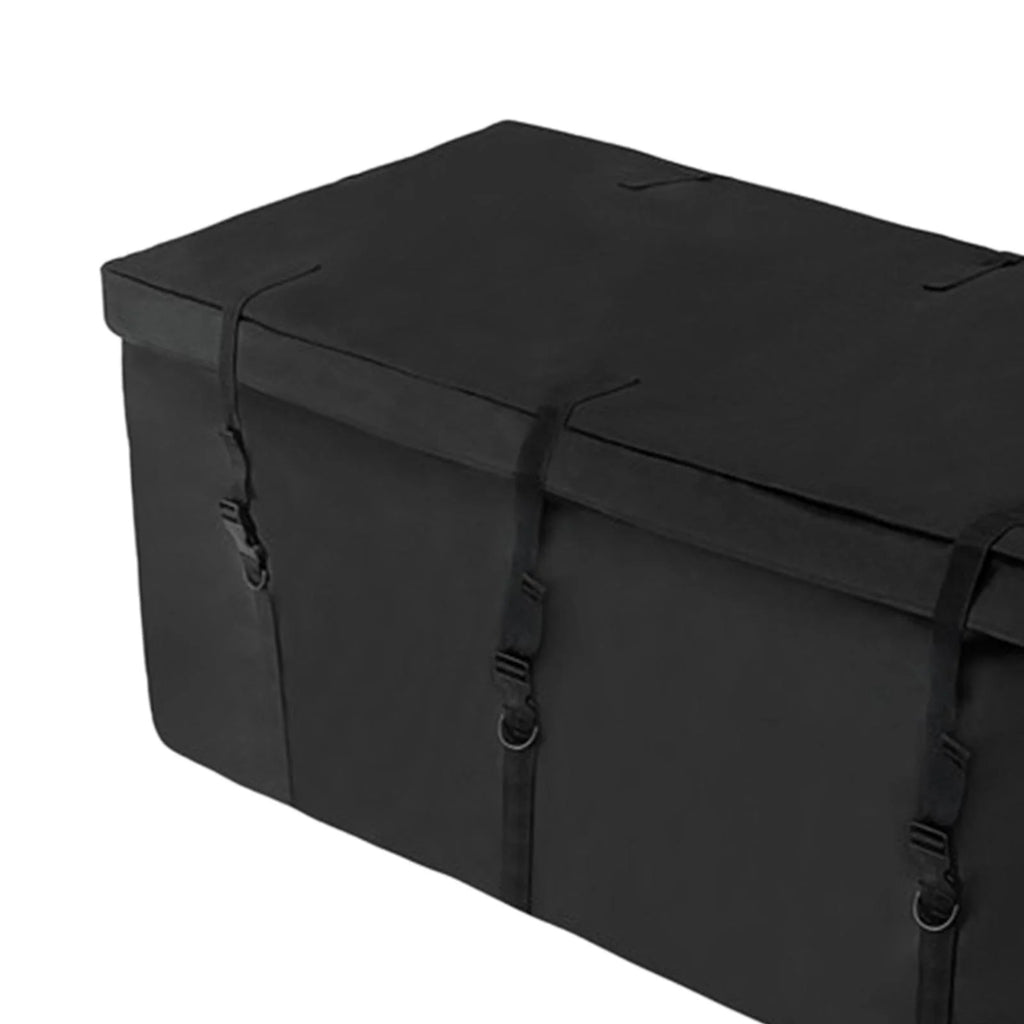 Waterproof Black Cargo Traveling Bag with Reinforced Straps and Zipper F405