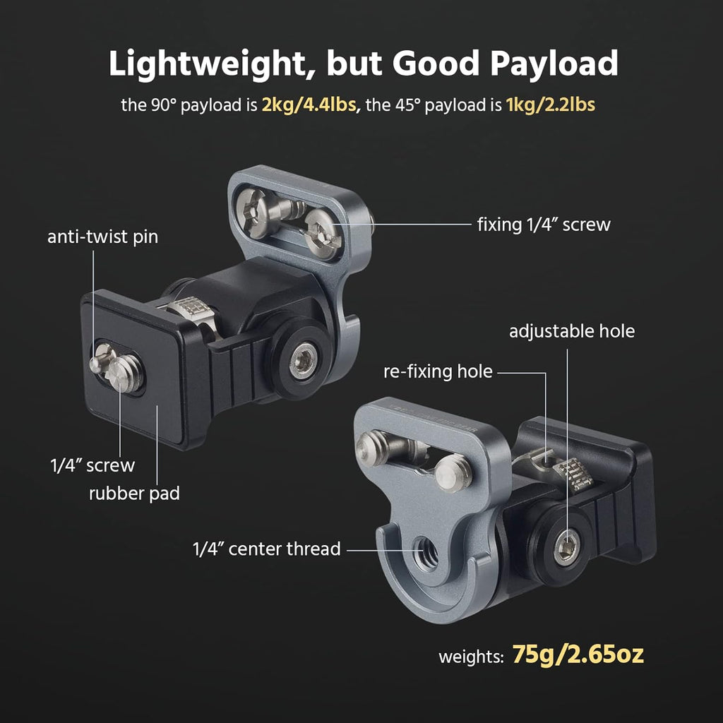 Camera Monitor Mount with 1/4 Screws Installation O3278