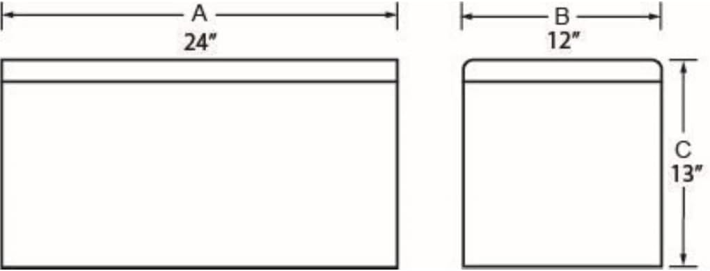 Flush Mount Box Aluminum R58790