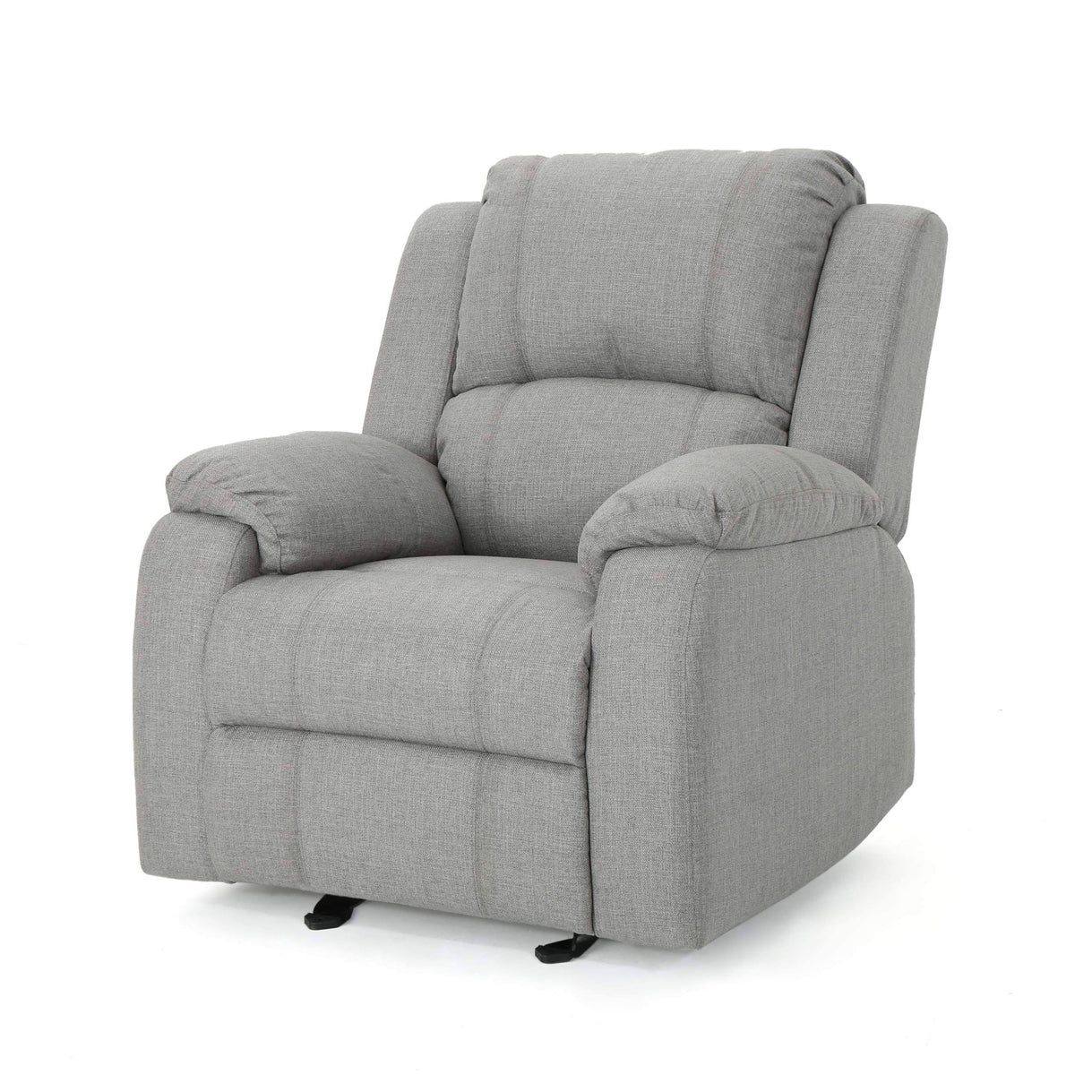 Gray Fabric Gliding Recliner Chair R87916