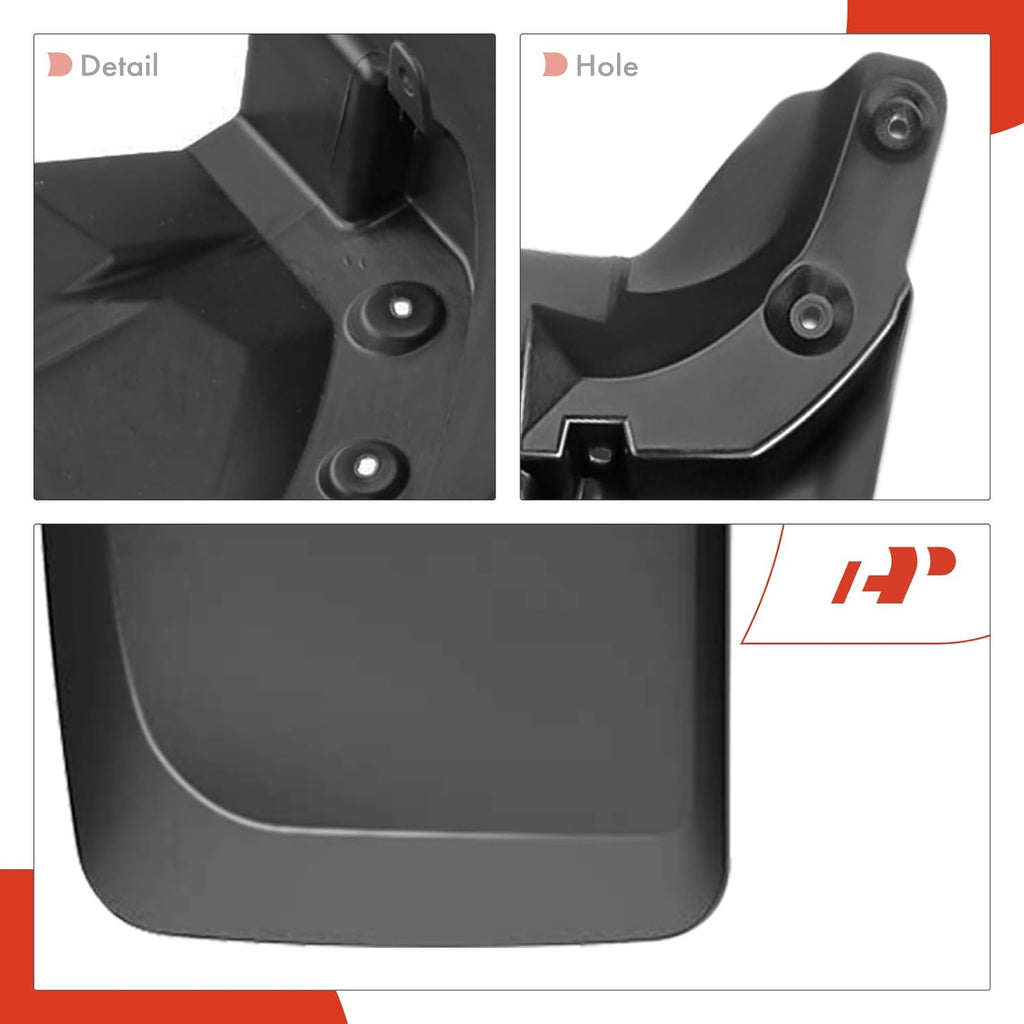 4-PC Molded Mud Flaps Splash Guards for Toyota Tacoma D327