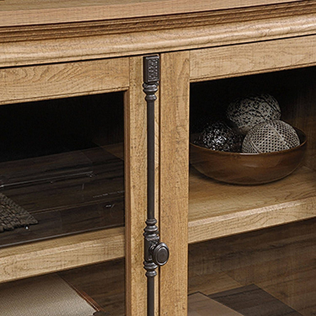 Scribed Oak Entertainment Credenza M249