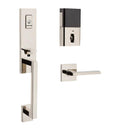 Oil Rubbed Bronze 3/4 Escutcheon Handleset with Lever Single Cylinder Y50618