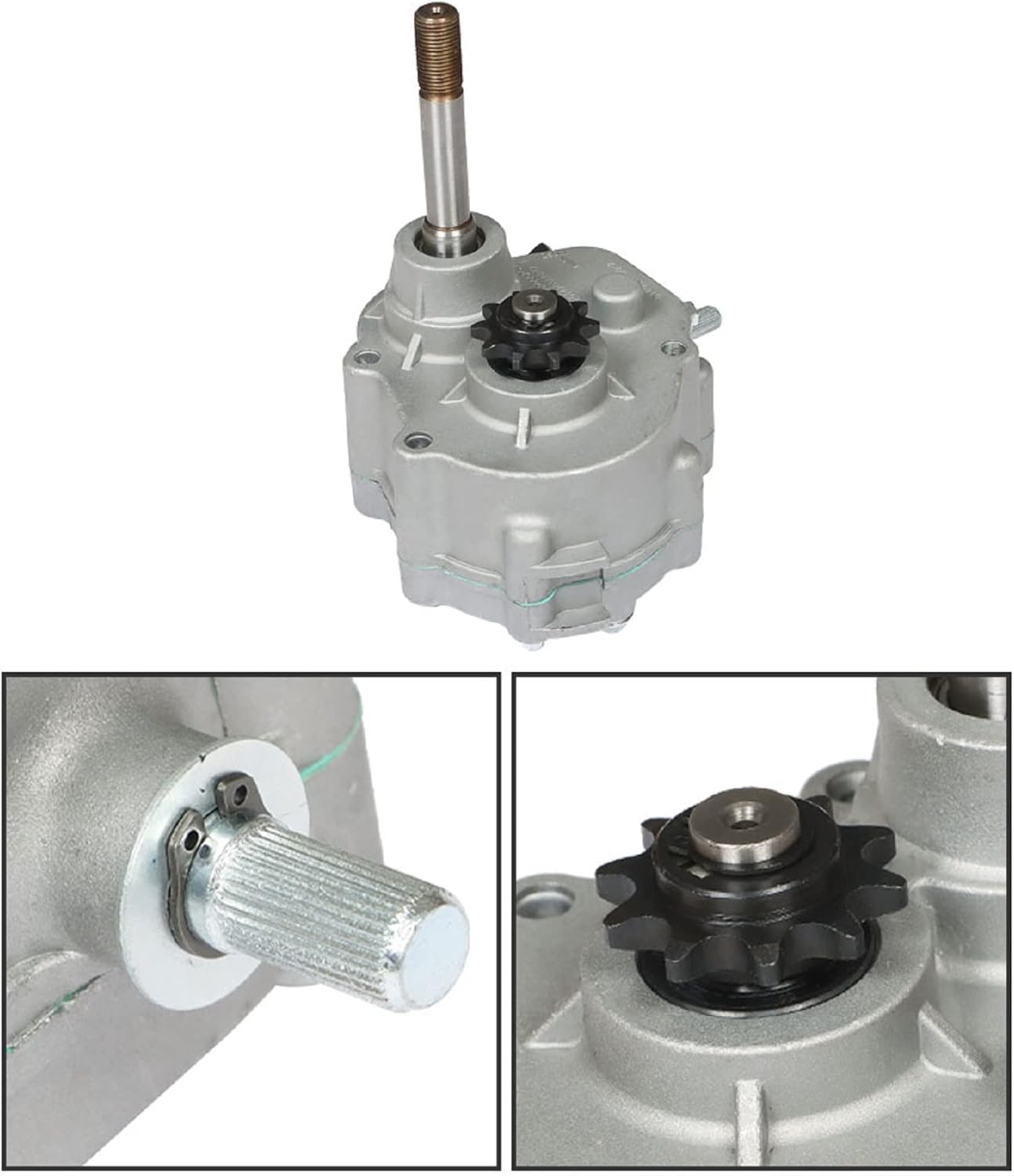 Go Kart Forward Reverse Gearbox Replacement for 2HP-13HP Engine, 3 Shift Modes 2300 RPM K3811
