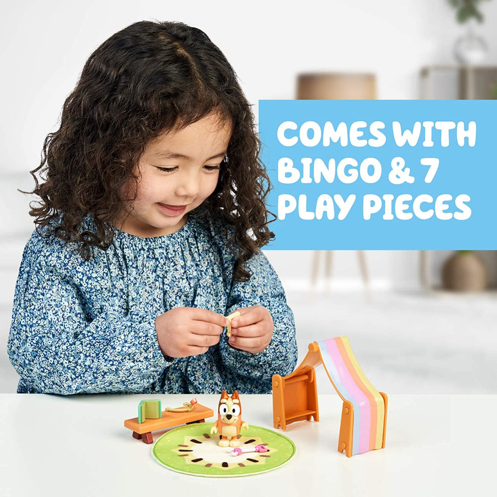 Bluey Bingo's Playroom with 2.5" Figure, Canopy, Table, Computer, Rug, and Xylophone S4788