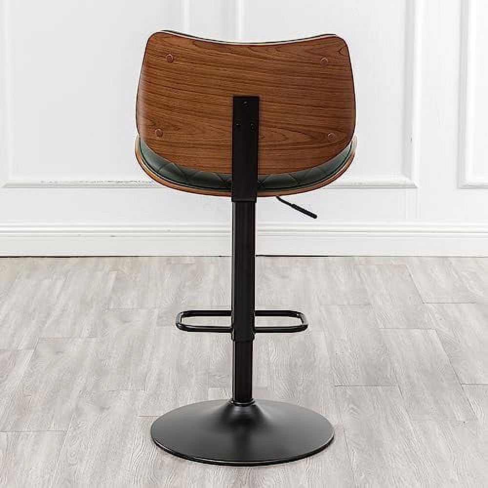 Beige Leather Swivel Stools Set of 2 P22599