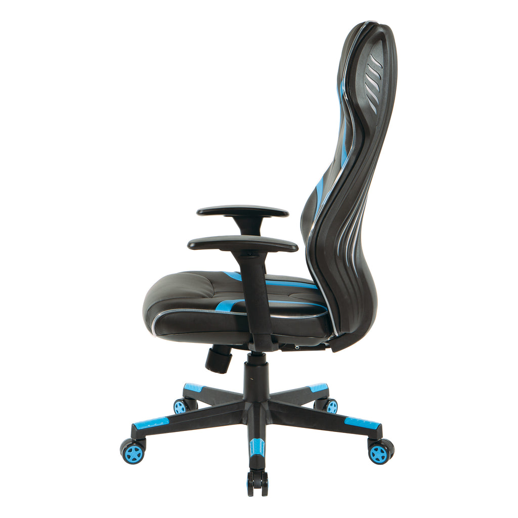 Gray Adjustable Swivel Gaming Chair E450