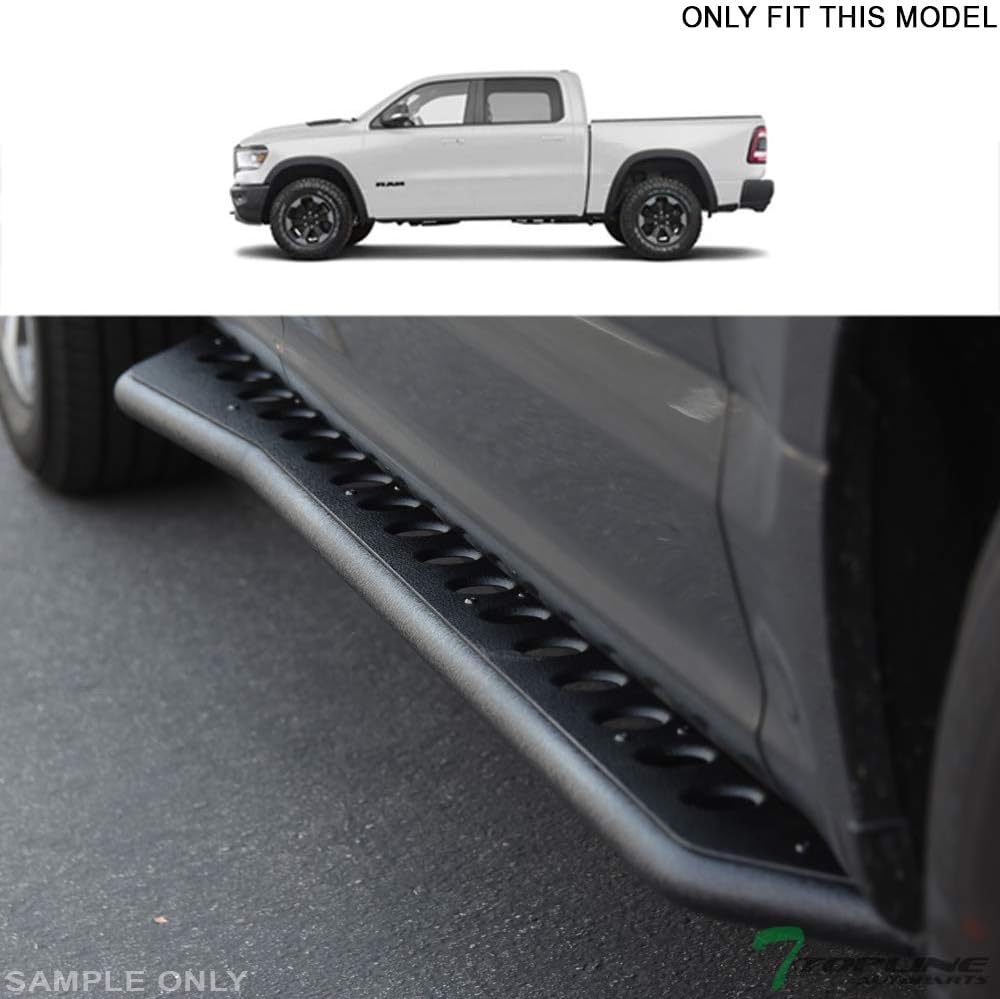 Textured Black Rock Slider Side Step Rail Nerf Bars Q83902