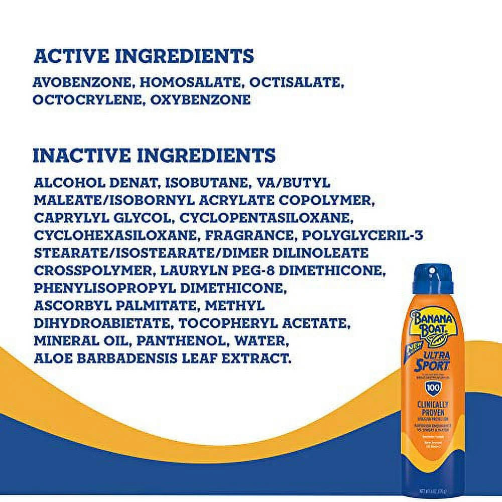 SPF 100 Sunscreen Spray, 6 Ounces L2758