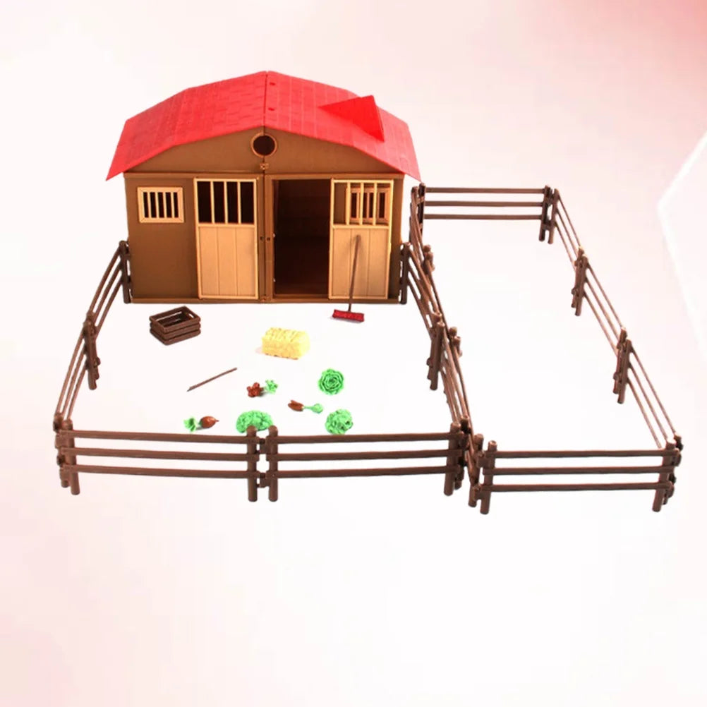 Simulation Farm Playset Sand Table Scene Model Toy B989