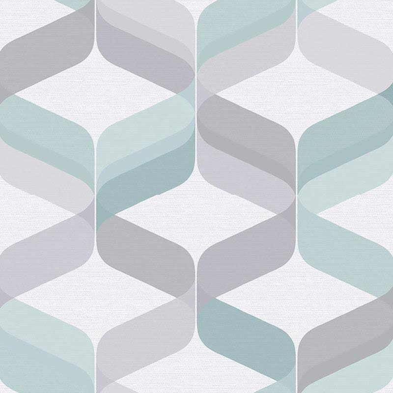 Retro Aqua Wallpaper B85672