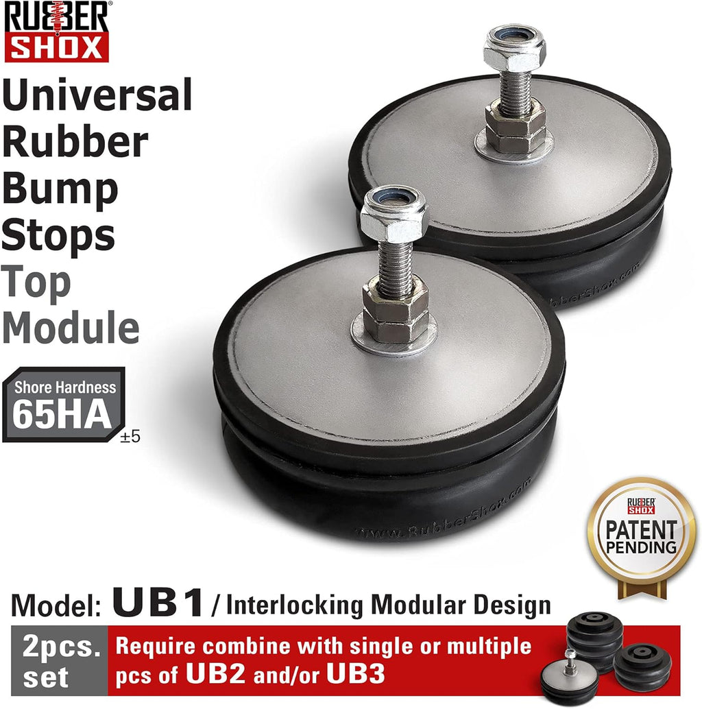 Pack of 2 Rubber Front Rear Bump Stop for Truck and RV Suspension K4617