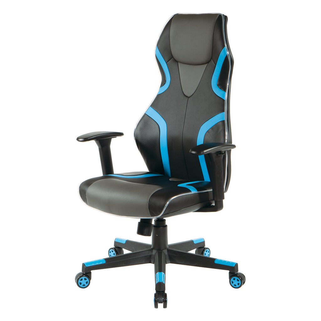 Gray Adjustable Swivel Gaming Chair E450
