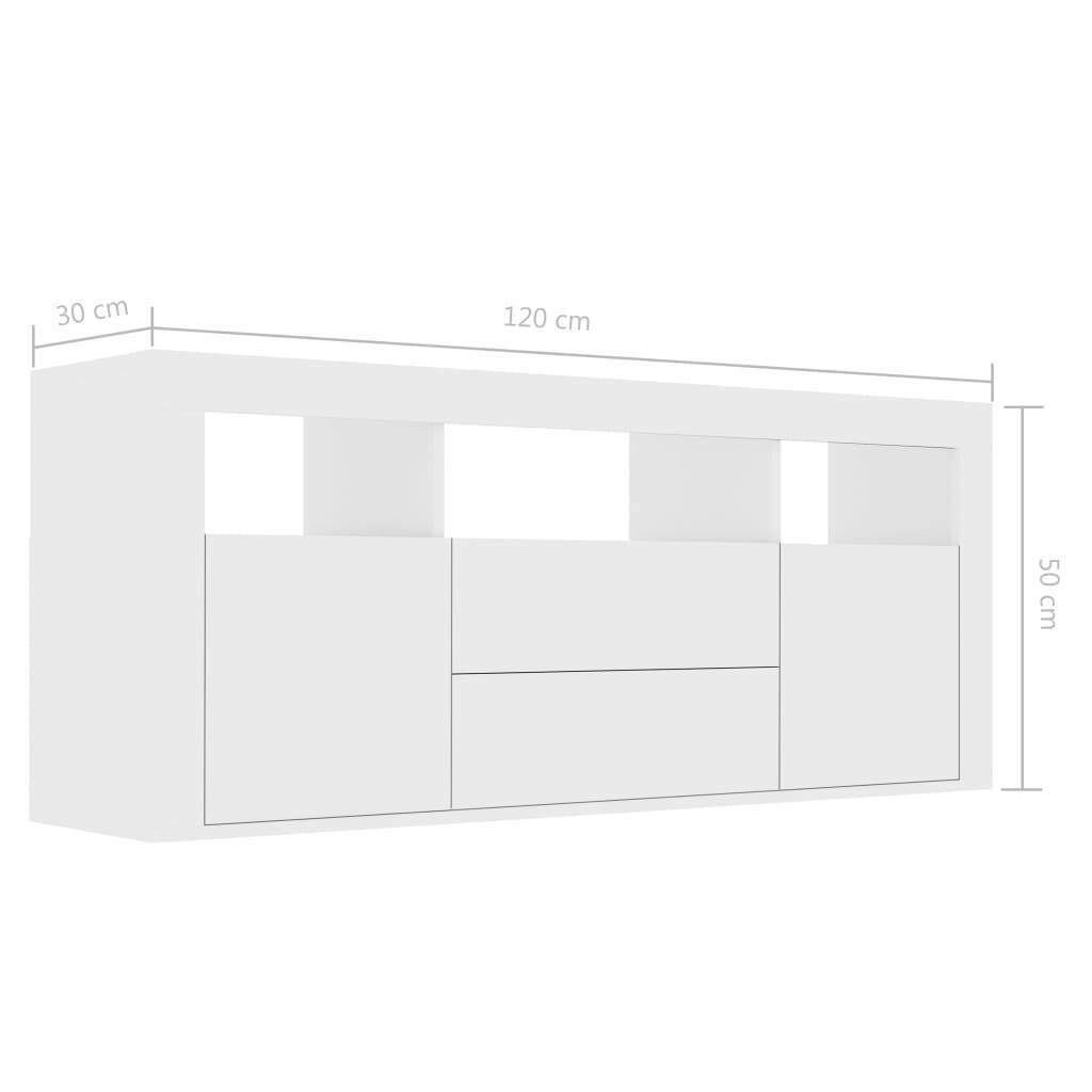 White TV Cabinet Chipboard Q4540
