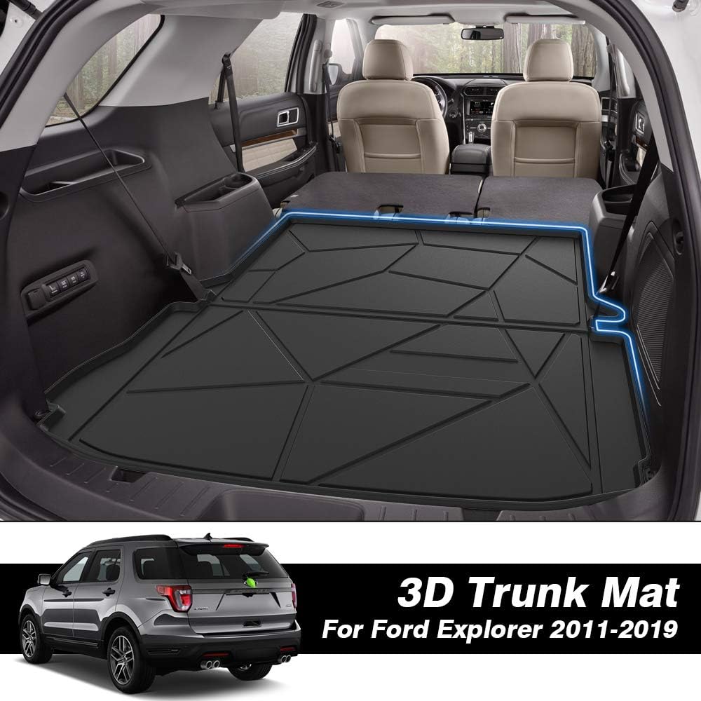 Black TPO Non-Slip Cargo Mat Pack of 2 N946449