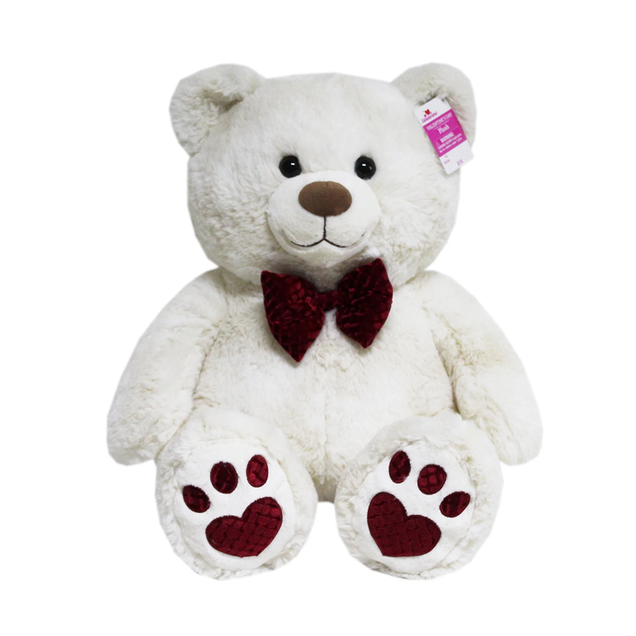 Velvet Cream Bear Plush Toy B7959
