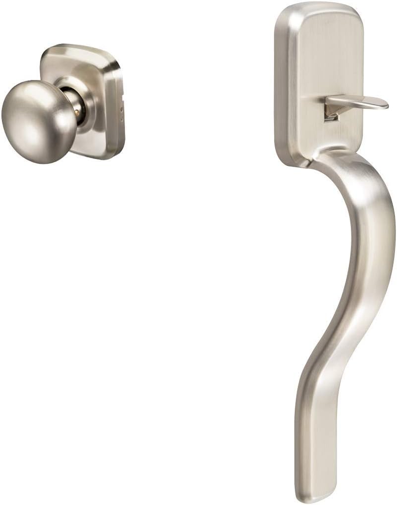 Satin Nickel Passage Interior Knob Handleset R854