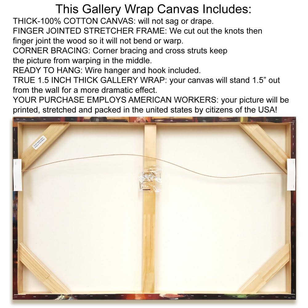 Fine Art Giclee Print on Wrap Canvas I72442