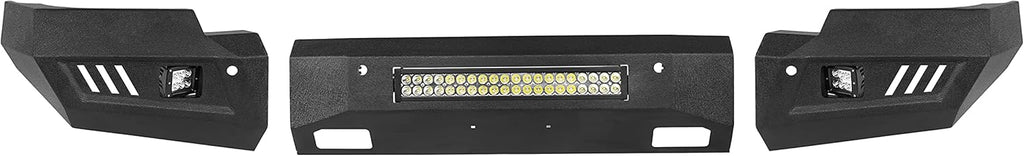 V8 GOD Silverado Full Width Front Bumper with LED Lights V19752