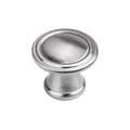 Silver Mushroom Cabinet Knob G313