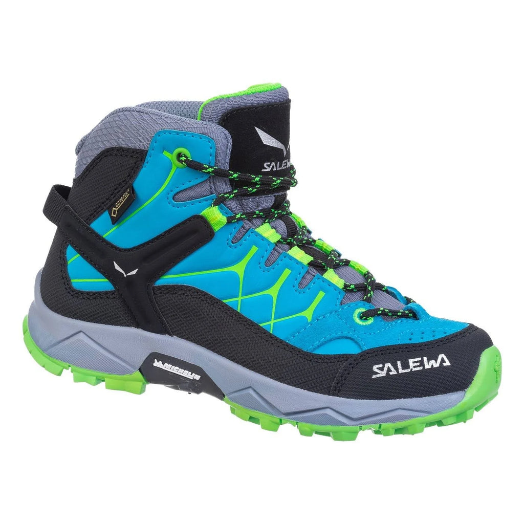 Blue Danube Fluo Green Mid Hiking Boots U814