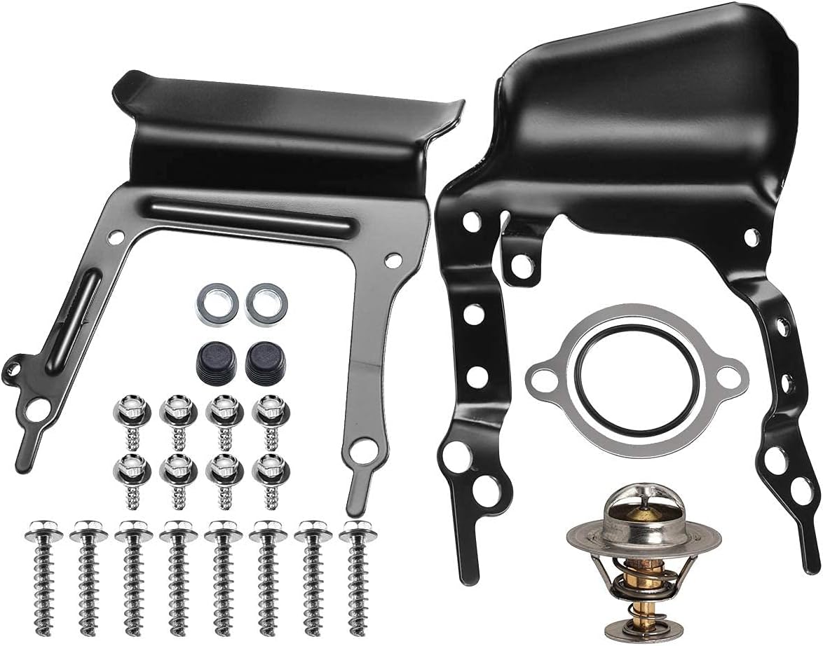 Upper Intake Manifold with Thermostat Compatible with Ford Crown Victoria Mustang Thunderbird Town Car Mercury Grand Marquis Cougar 1996-2000 V8 4.6L B8799