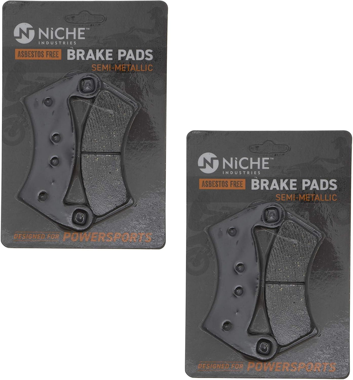 Semi-Metallic Brake Pads Set Pack of 2 M4680